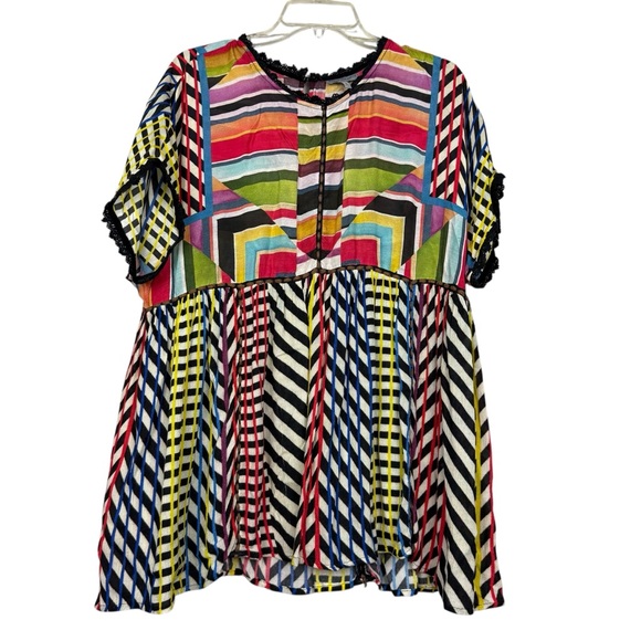 Anthropologie Conditions Apply Kynsa Tunic Mini Dress - Picture 2 of 7